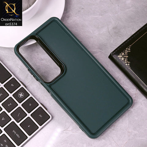 Oppo A60 Cover - Green - Four Sided Airbag Bumper Shockproof Soft Case