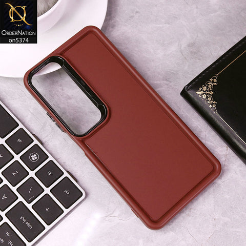 Oppo A60 Cover - Red - Four Sided Airbag Bumper Shockproof Soft Case
