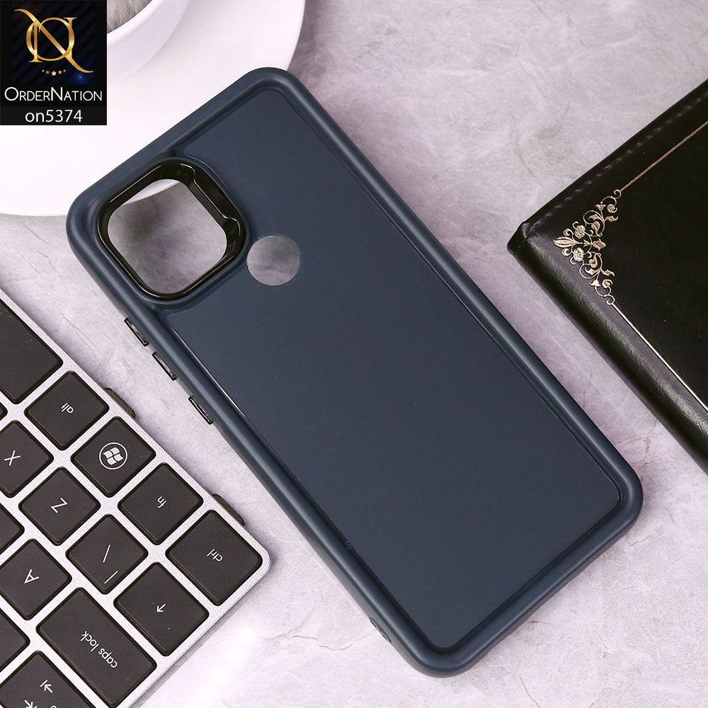 Xiaomi Redmi A1 Plus Cover - Blue - Four Sided Airbag Bumper Shockproof Soft Case