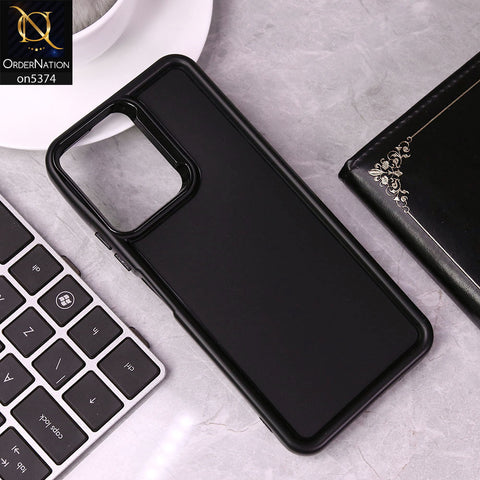 Vivo Y28 4G Cover - Black - Four Sided Airbag Bumper Shockproof Soft Case