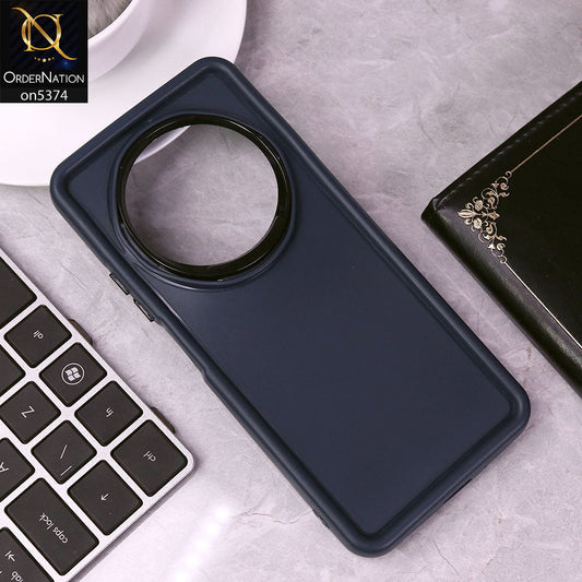 Xiaomi Poco C75 Cover - Blue - Four Sided Airbag Bumper Shockproof Soft Case