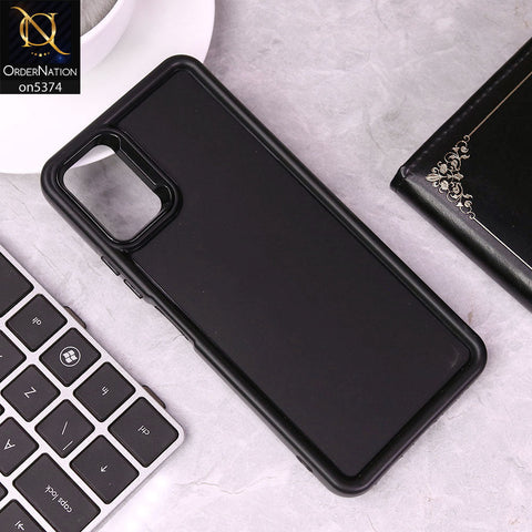Samsung Galaxy A12 Cover - Black - Four Sided Airbag Bumper Shockproof Soft Case