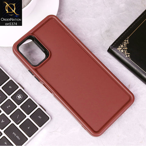 Samsung Galaxy A12 Cover - Red - Four Sided Airbag Bumper Shockproof Soft Case