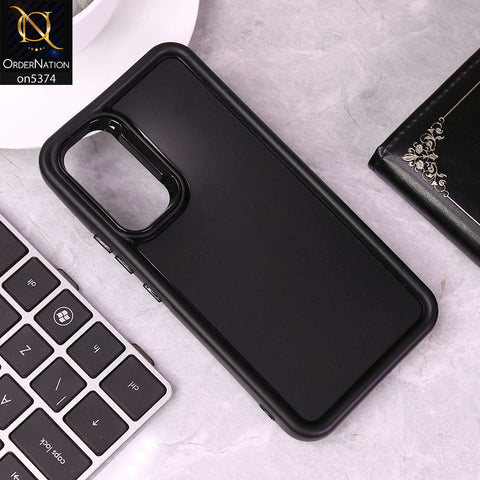 Samsung Galaxy A14 Cover - Black - Four Sided Airbag Bumper Shockproof Soft Case