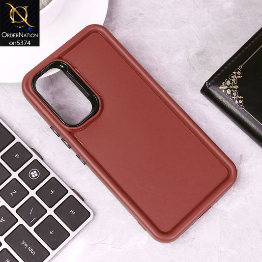 Samsung Galaxy A14 Cover - Red - Four Sided Airbag Bumper Shockproof Soft Case