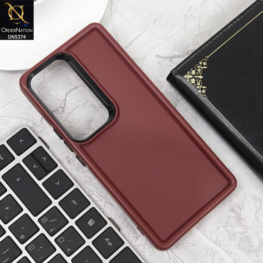 Vivo S18 Cover - Red - Four Sided Airbag Bumper Shockproof Soft Case