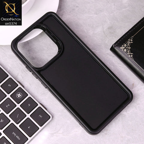 Vivo Y28 4G Cover - Black - Four Sided Airbag Bumper Shockproof Soft Case