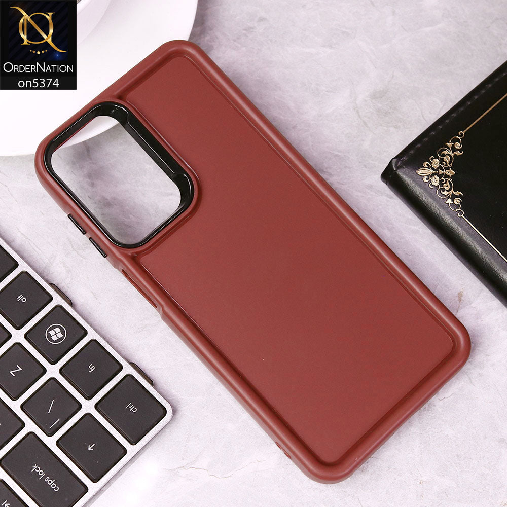Vivo Y28 4G Cover - Red - Four Sided Airbag Bumper Shockproof Soft Case