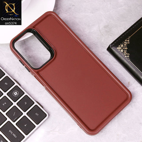 Vivo Y28 4G Cover - Red - Four Sided Airbag Bumper Shockproof Soft Case