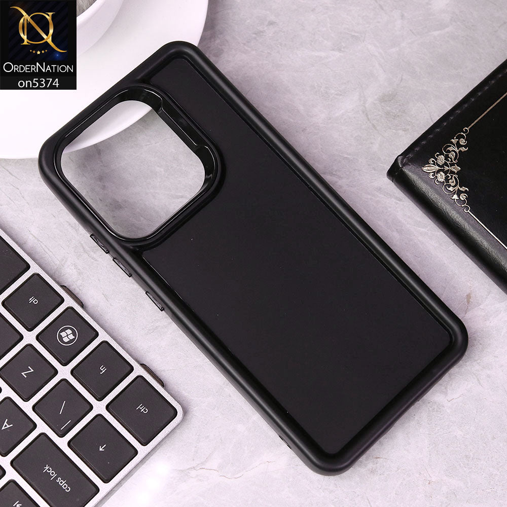 Vivo Y36 4G Cover - Black - Four Sided Airbag Bumper Shockproof Soft Case