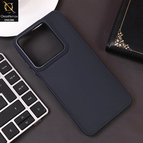 Oppo A3 5G Cover - Blue -  New Color Translucent Matte Shockproof Soft Borders Case