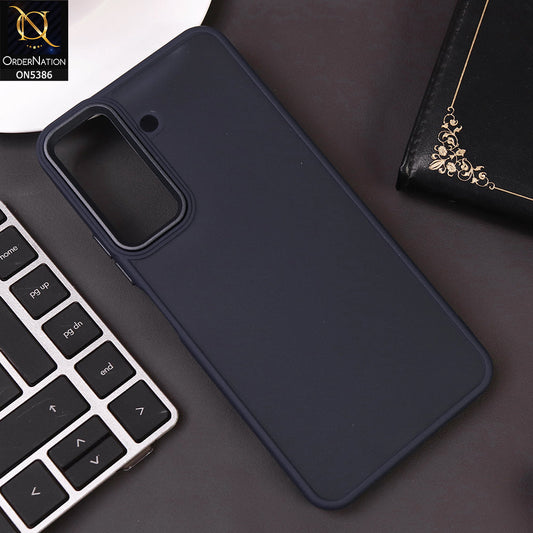 Xiaomi Poco C65 Cover - Blue -  New Color Translucent Matte Shockproof Soft Borders Case