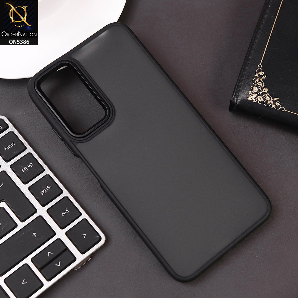 Xiaomi Redmi Note 11 4G Cover - Black -  New Color Translucent Matte Shockproof Soft Borders Case