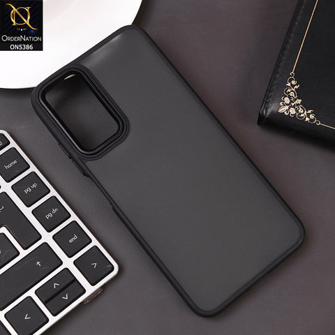 Xiaomi Redmi Note 11 4G Cover - Black -  New Color Translucent Matte Shockproof Soft Borders Case
