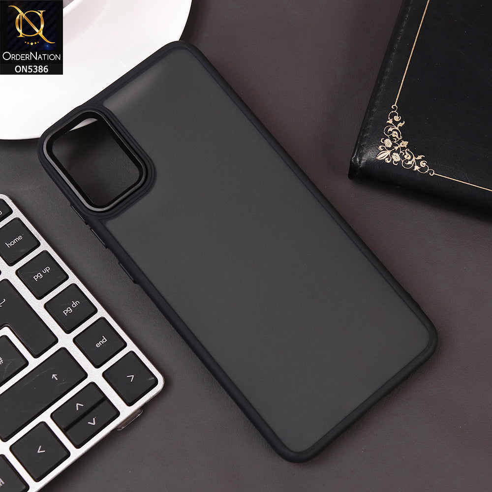 Samsung Galaxy A05 Cover - Black -  New Color Translucent Matte Shockproof Soft Borders Case
