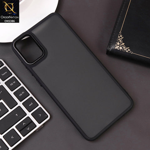 Samsung Galaxy A05 Cover - Black -  New Color Translucent Matte Shockproof Soft Borders Case