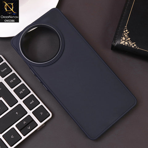 Vivo V30e Cover - Blue -  New Color Translucent Matte Shockproof Soft Borders Case