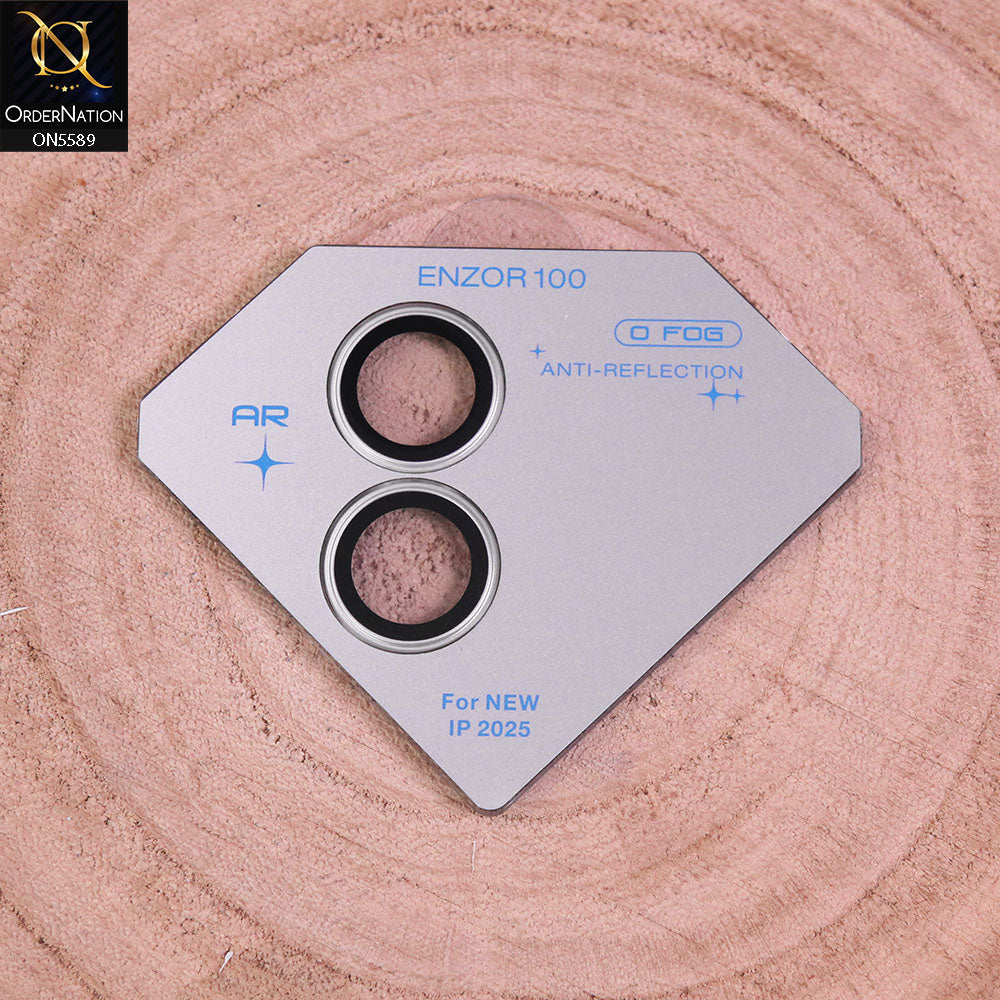 iPhone 17 Camera Protector - Silver - Kuzoom Preimium Quality Camera Lens Protector