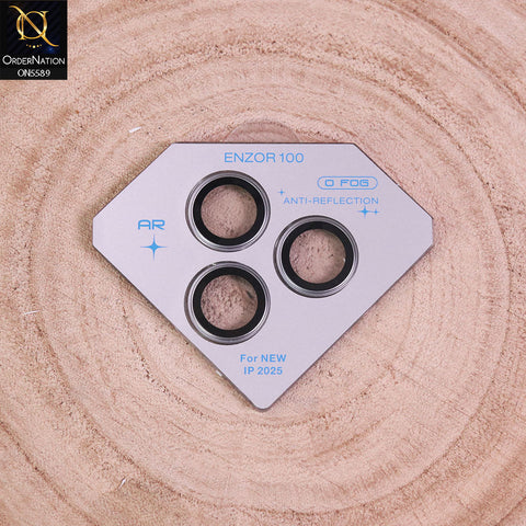 iPhone 17 Pro Max Camera Protector - Silver - Kuzoom Preimium Quality Camera Lens Protector