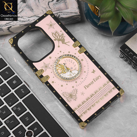 Oppo A5 Pro 4G Cover - Pink - Trendy Flower Fairy Stylish Soft Square Trunk Case