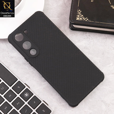 Vivo Y04 Cover - Black - New Emboss Texture Soft Case With Camera Protection