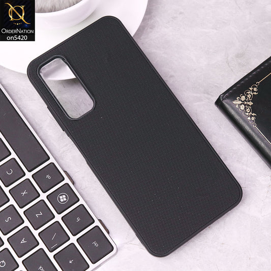Samsung Galaxy A05s Cover - Black - New Dotted Leather Texture Soft Borders Case