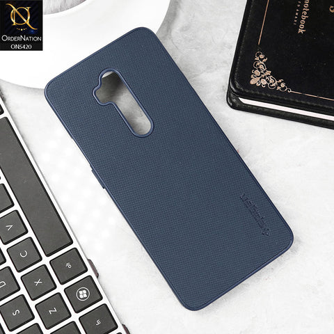 OnePlus 7 Pro Cover - Blue - New Dotted Leather Texture Soft Borders Case