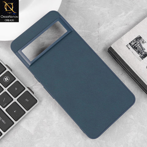 Google Pixel 8 Pro Cover - Blue - New Dotted Leather Texture Soft Borders Case