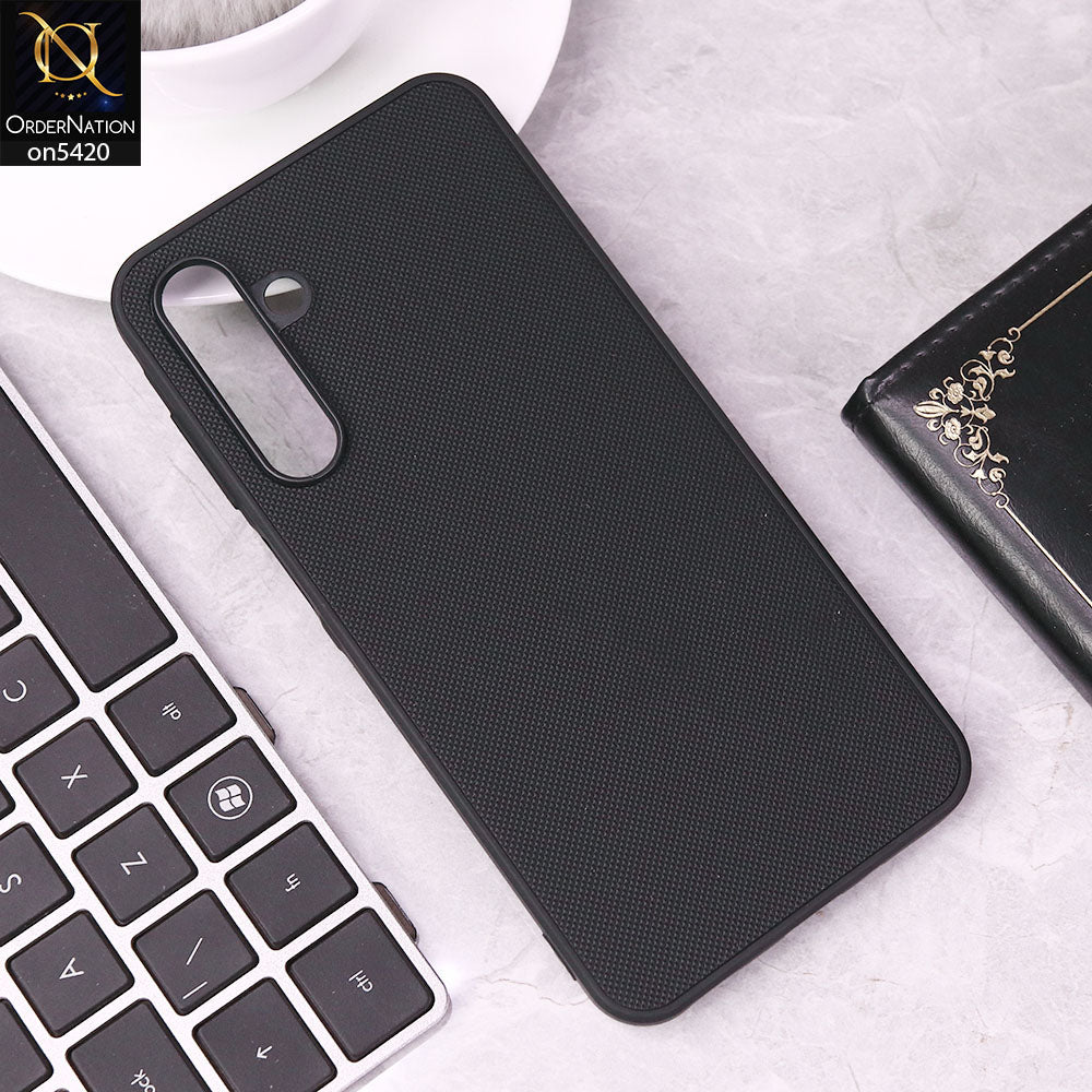Samsung Galaxy A16 5G Cover - Black - New Dotted Leather Texture Soft Borders Case