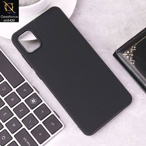Samsung Galaxy A05 Cover - Black - New Dotted Leather Texture Soft Borders Case