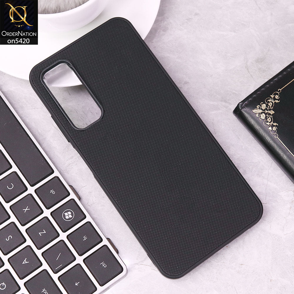 Samsung Galaxy A32 Cover - Black - New Dotted Leather Texture Soft Borders Case