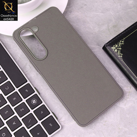 Vivo Y04 Cover - Gray - New Dotted Leather Texture Soft Borders Case