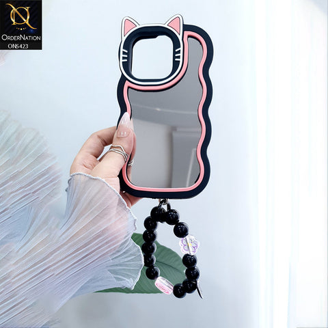 iPhone 13 Pro Cover - Black -  Cute Soft Silicon Mirror Case