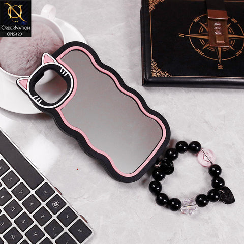 iPhone 13 Pro Cover - Black -  Cute Soft Silicon Mirror Case