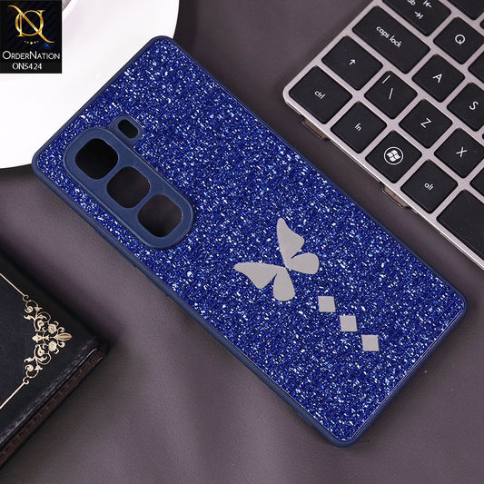 Infinix Hot 50 Pro Plus Cover - Blue - New Butterfly Soft Case With Camera Protection