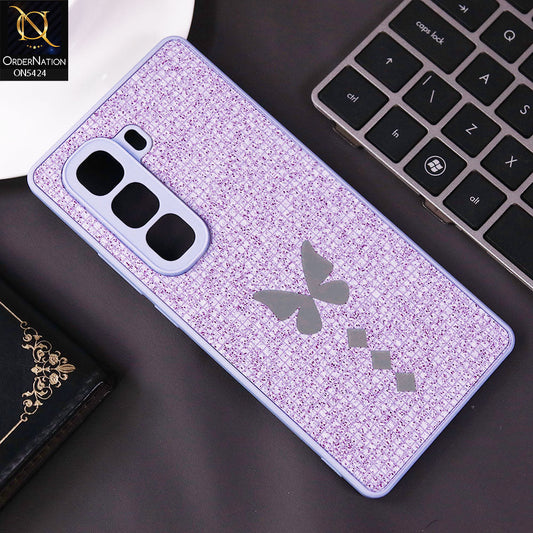 Infinix Hot 50 Pro Plus Cover - Purple - New Butterfly Soft Case With Camera Protection