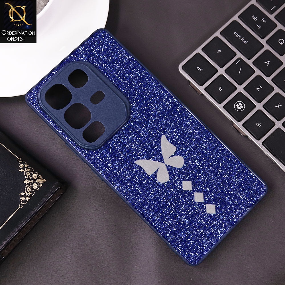 Infinix Note 50 Pro 4G Cover - Blue - New Butterfly Soft Case With Camera Protection