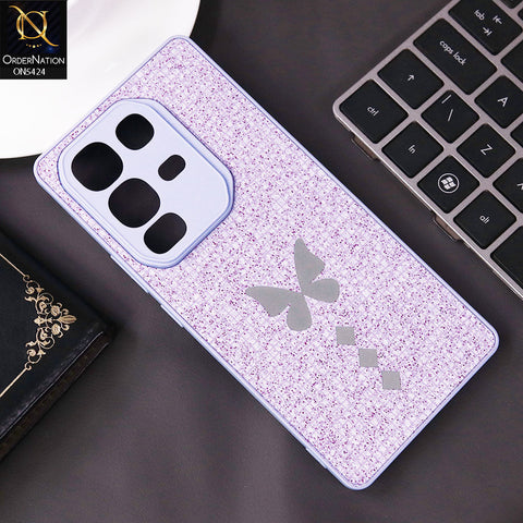 Infinix Note 50 Pro Plus Cover - Purple - New Butterfly Soft Case With Camera Protection