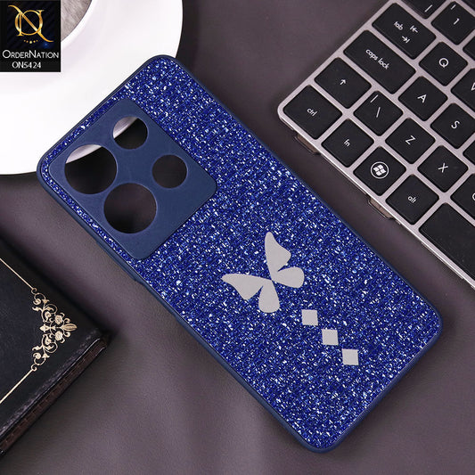 Infinix Note 30 Cover - Blue - New Butterfly Soft Case With Camera Protection