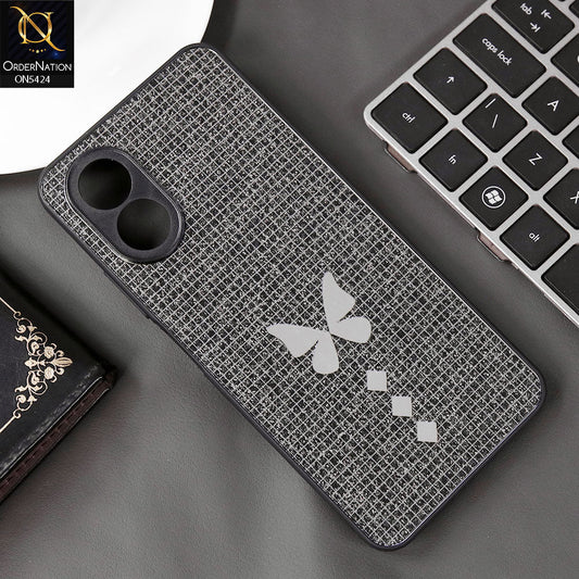 Oppo A38 Cover - Black - New Butterfly Soft Case With Camera Protection
