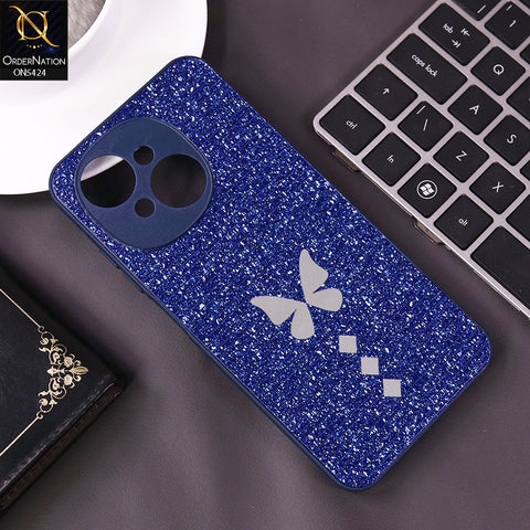 Tecno Pop 9 Cover - Blue - New Butterfly Soft Case With Camera Protection