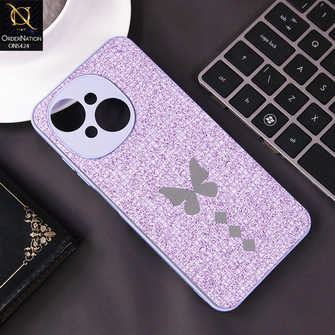 Tecno Pop 9 Cover - Purple - New Butterfly Soft Case With Camera Protection