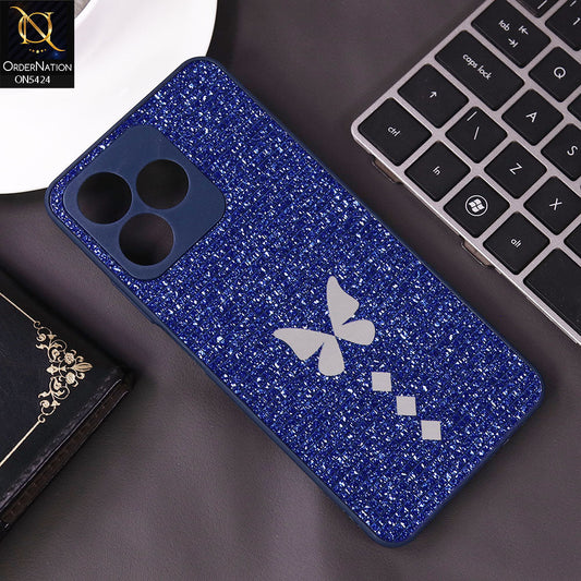 Realme C51 Cover - Blue - New Butterfly Soft Case With Camera Protection