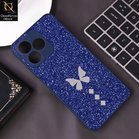 Realme C51 Cover - Blue - New Butterfly Soft Case With Camera Protection