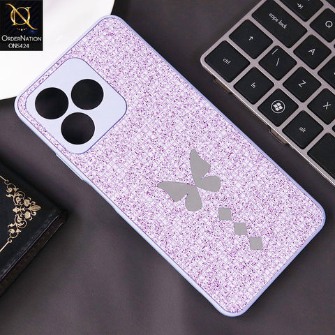 Realme C51 Cover - Purple - New Butterfly Soft Case With Camera Protection