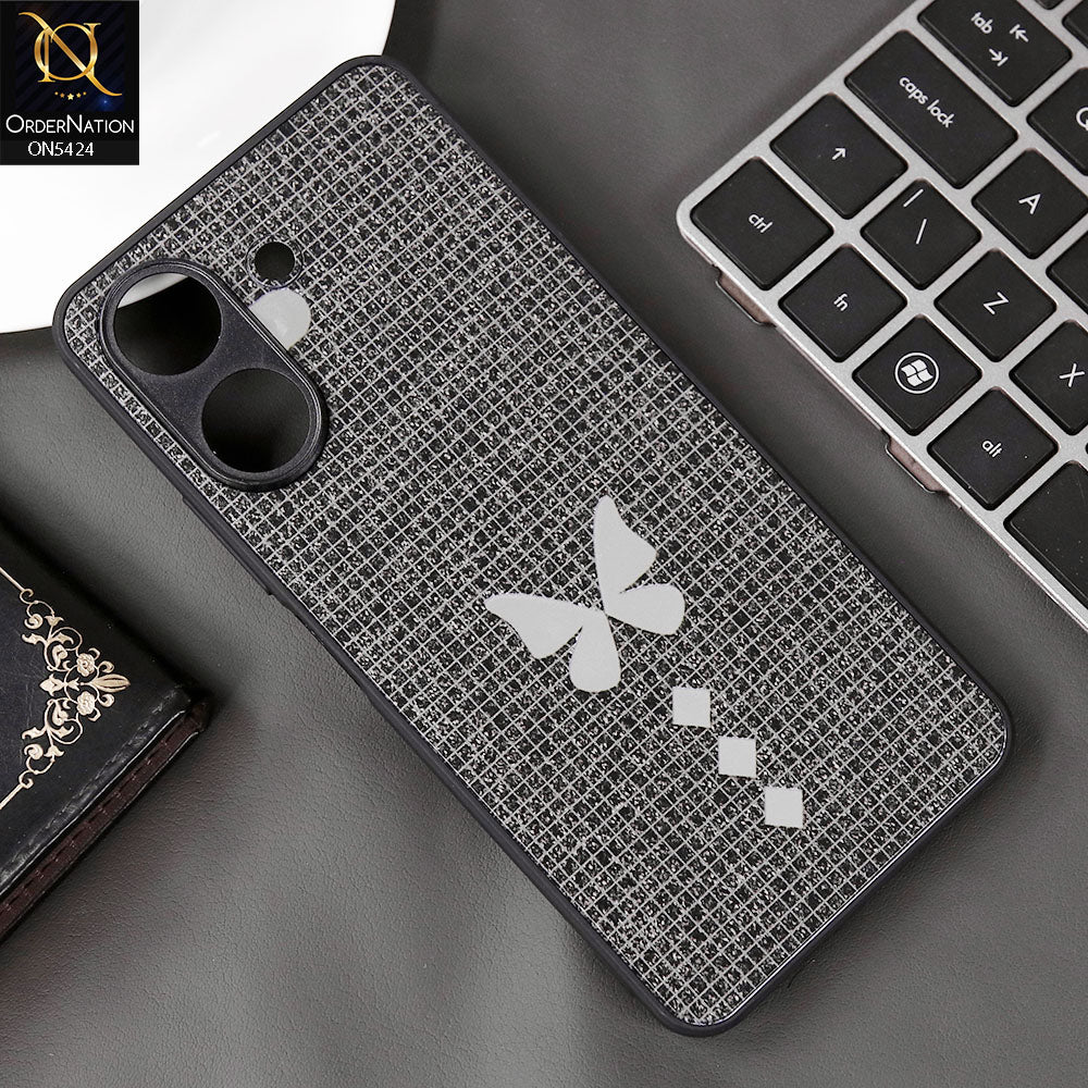 Xiaomi Redmi 13C Cover - Black - New Butterfly Soft Case With Camera Protection