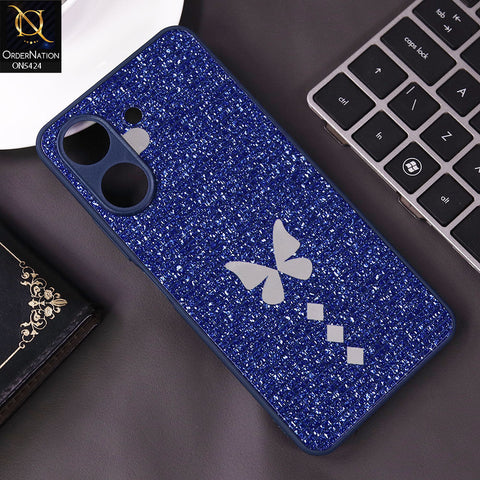 Xiaomi Redmi 13C Cover - Blue - New Butterfly Soft Case With Camera Protection