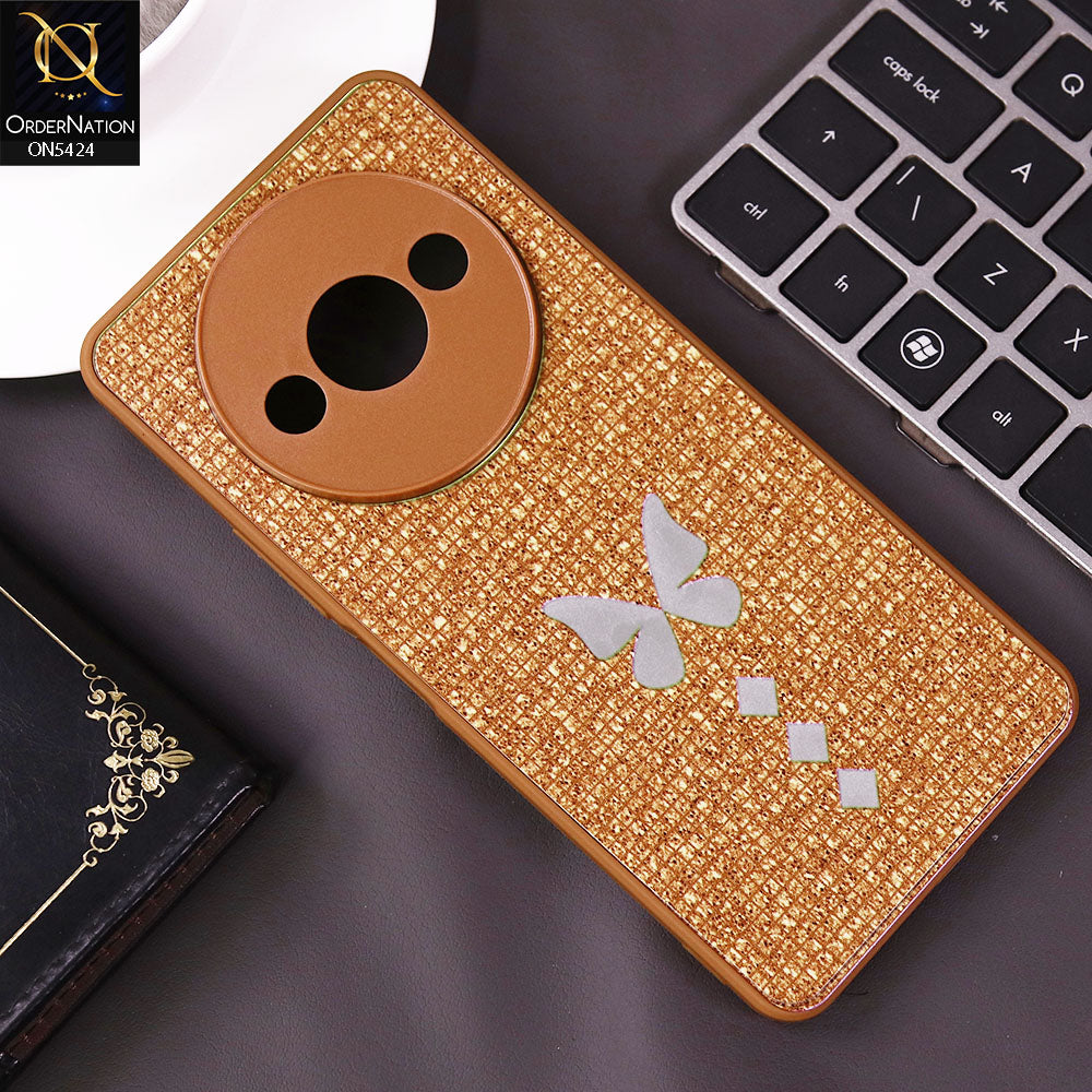 Xiaomi Redmi A3x Cover - Brown - New Butterfly Soft Case With Camera Protection