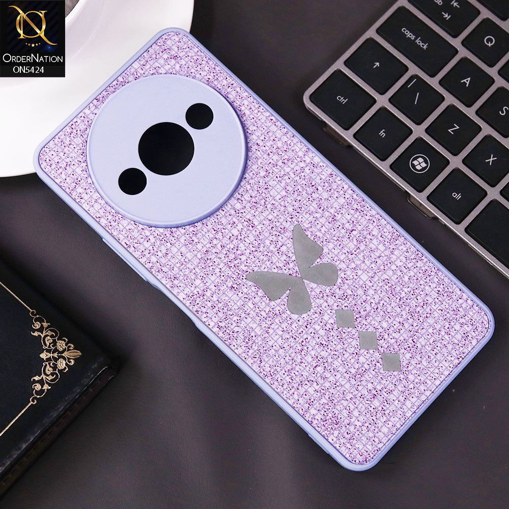 Xiaomi Redmi A3 Cover - Purple - New Butterfly Soft Case With Camera Protection