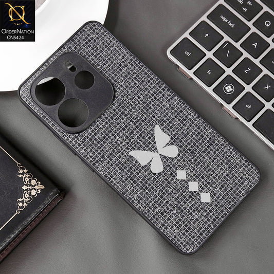 Xiaomi Redmi Note 14 4G Cover - Black - New Butterfly Soft Case With Camera Protection